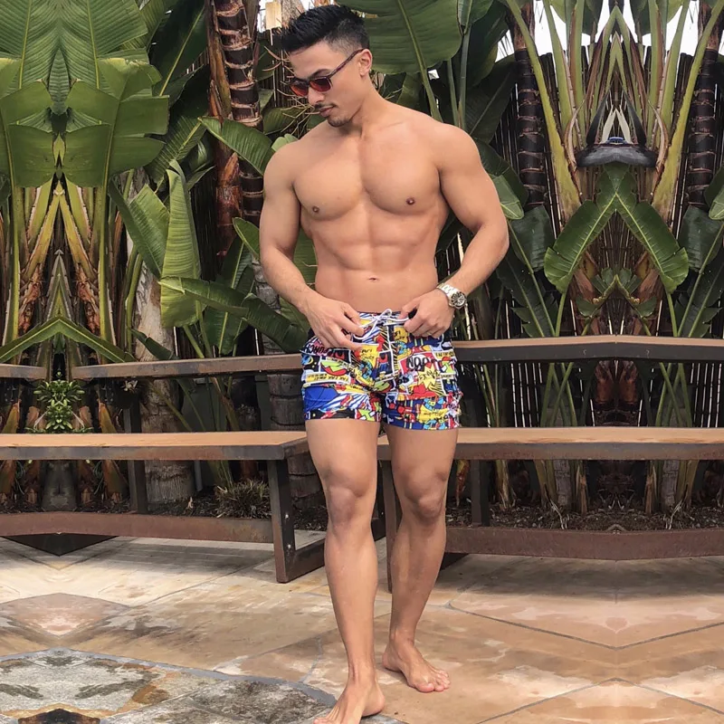 Taddlee Brand Men Swimwear Quick Dry Basic Traditional Swimsuits Long Board Boxer Trunks Big Plus Size XXL Beach Shorts