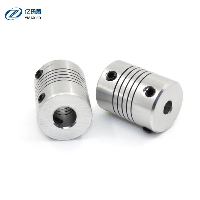 

3D printer Stepper Motor 5x8x25mm Flexible Coupling Coupler /Shaft Couplings 5 mm*8mm*25 mm for T8 screws rod