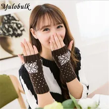 Для женщин Kintting без пальцев Прихватки для мангала mitaine Guantes gimnasio варежки handschoenen Обувь для девочек Прихватки для мангала Ганц Femme Guantes Mujer