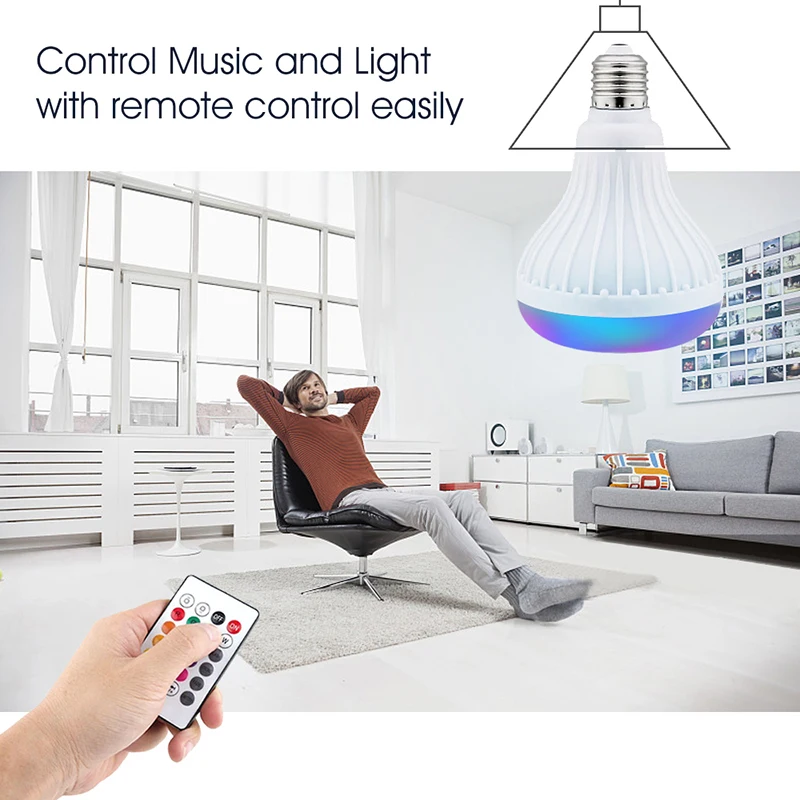 PLEXTONE E27 беспроводной Bluetooth динамик+ 12 Вт RGB светодиодный светильник 110 В 220 В умный светодиодный светильник музыкальный плеер аудио с пультом дистанционного управления