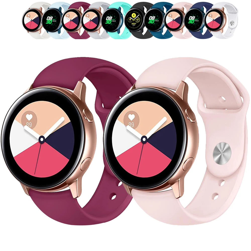 

Amazfit bip Strap For Samsung galaxy watch Active 20mm watch band Galaxy Watch 42mm Gear s2/sport correa bracelet watch strap 42