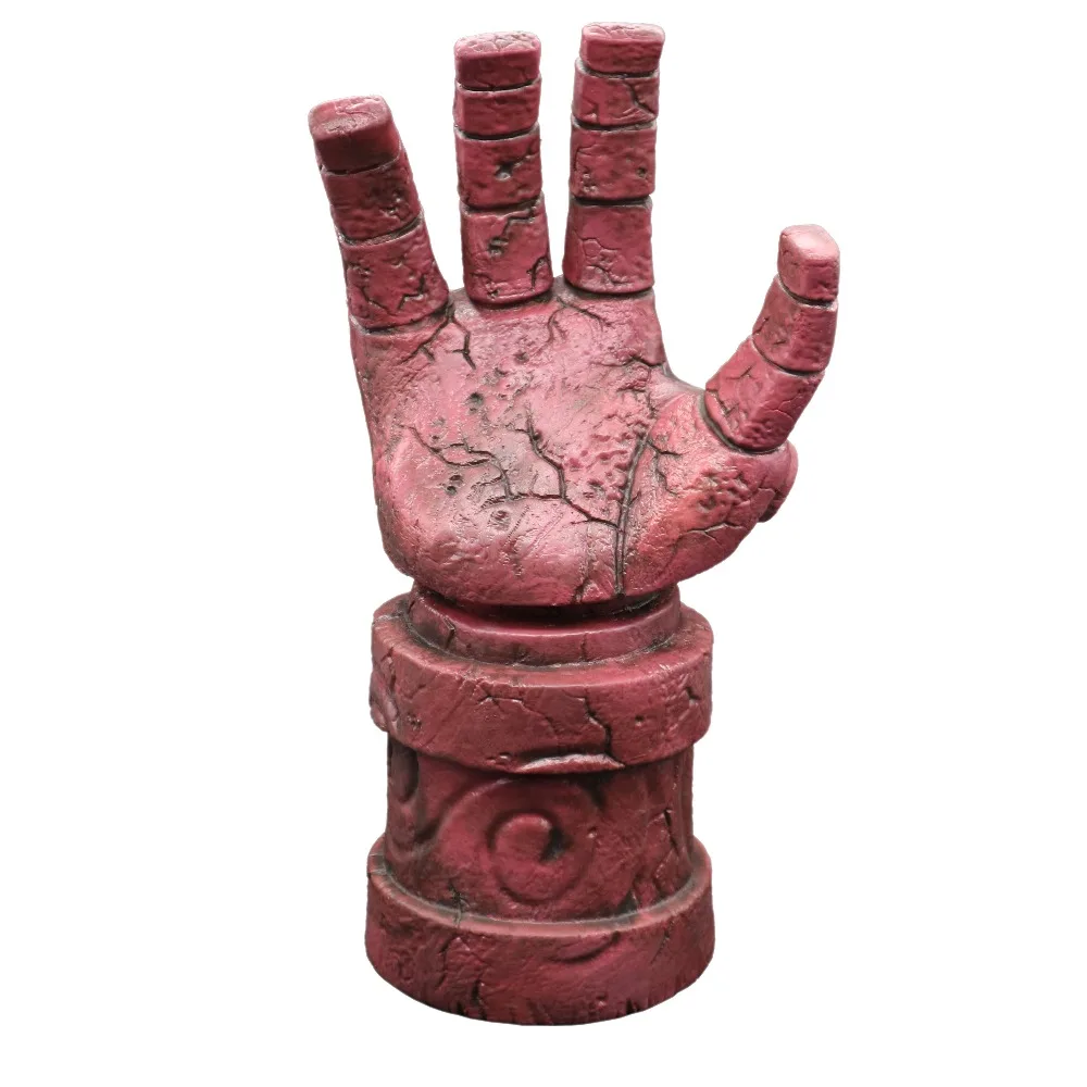 Фильм Hellboy Голова маска Хэллоуин нарядное платье косплей реквизит латексные маски перчатки маска