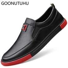 2019 new spring loafers male genuine leather cow men's shoes casual classics black flat shoe man slip on platform shoes for men цена 2019 new spring loafers male genuine leather cow men's shoes casual classics black flat shoe man slip on platform shoes for men цены онлайн