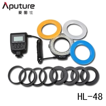

Aputure Amaran Halo AHL-H100 CRI 95+ LED Macro Ring Flash Light AF-Assist 49-77mm Lens Adapter Ring for Canon SLR Camera