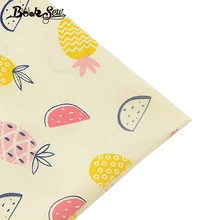 Booksew хлопчатобумажная ткань розовый фруктовый дизайн швейная ткань для простыни DIY ремесло лоскутное стеганый Tecido домашний текстиль