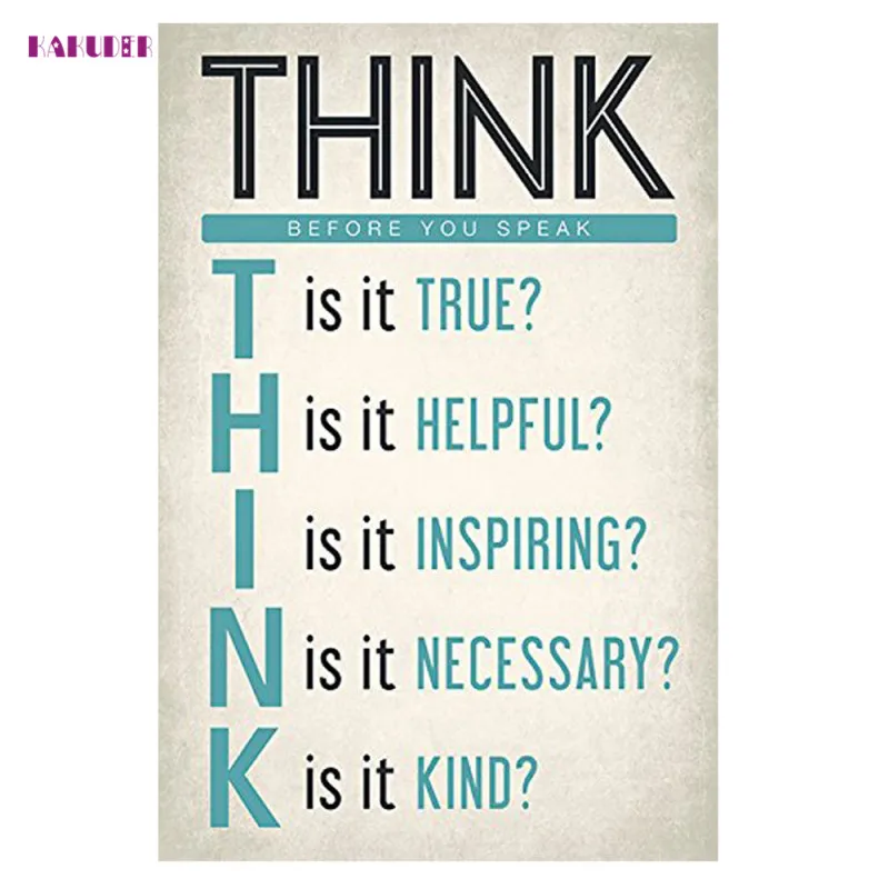 Think before you speak essay writing image