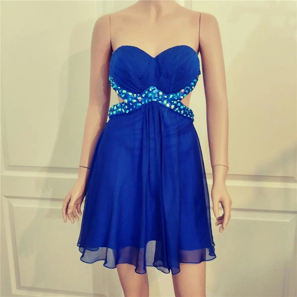 LA FEMME Formal Evening Party Cocktail DRESS Sz.2 Prom Wedding Sexy