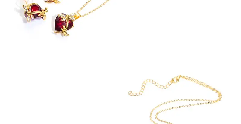 AYAYOO Jewelry Sets Women Gold Color African Beads Jewelry Set Dubai Bridal Luxury Wedding Fashion Necklace Jewellery (2)