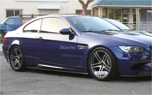 Designed For BMW E92 E93 M3 Of The EC Style Carbon Fiber Side Skirts Diffuser Splitter Diffuser Lip