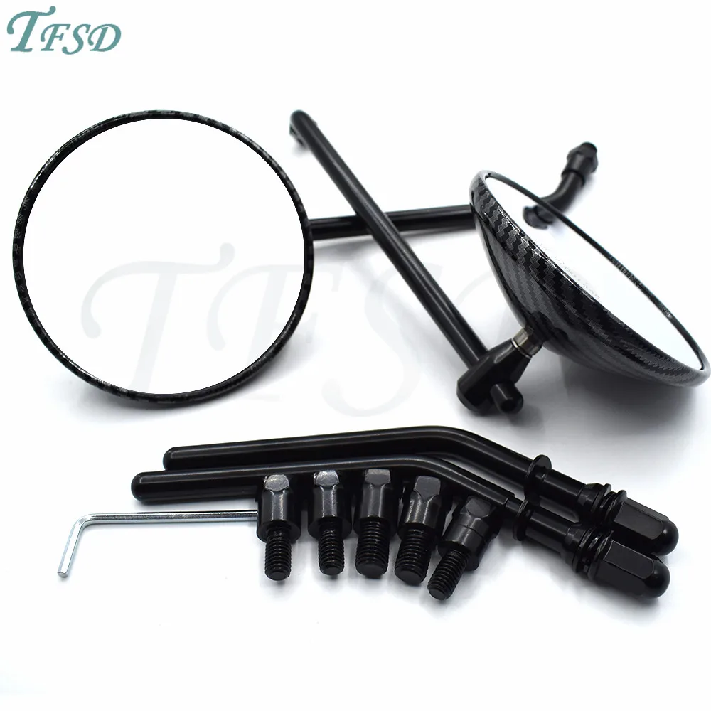 

Motorcycle fashion Round Mirrors motorcbike Rearview Mirrors Racing Sport Bike Rear View Mirror For Honda CBR600RR CBR954RR