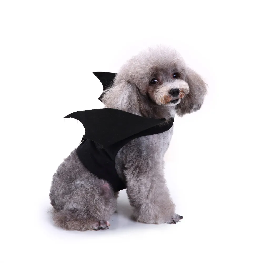 

Animal Pet Dog Cat Bat Vampire Halloween Fancy Dress Costume Outfit Wings