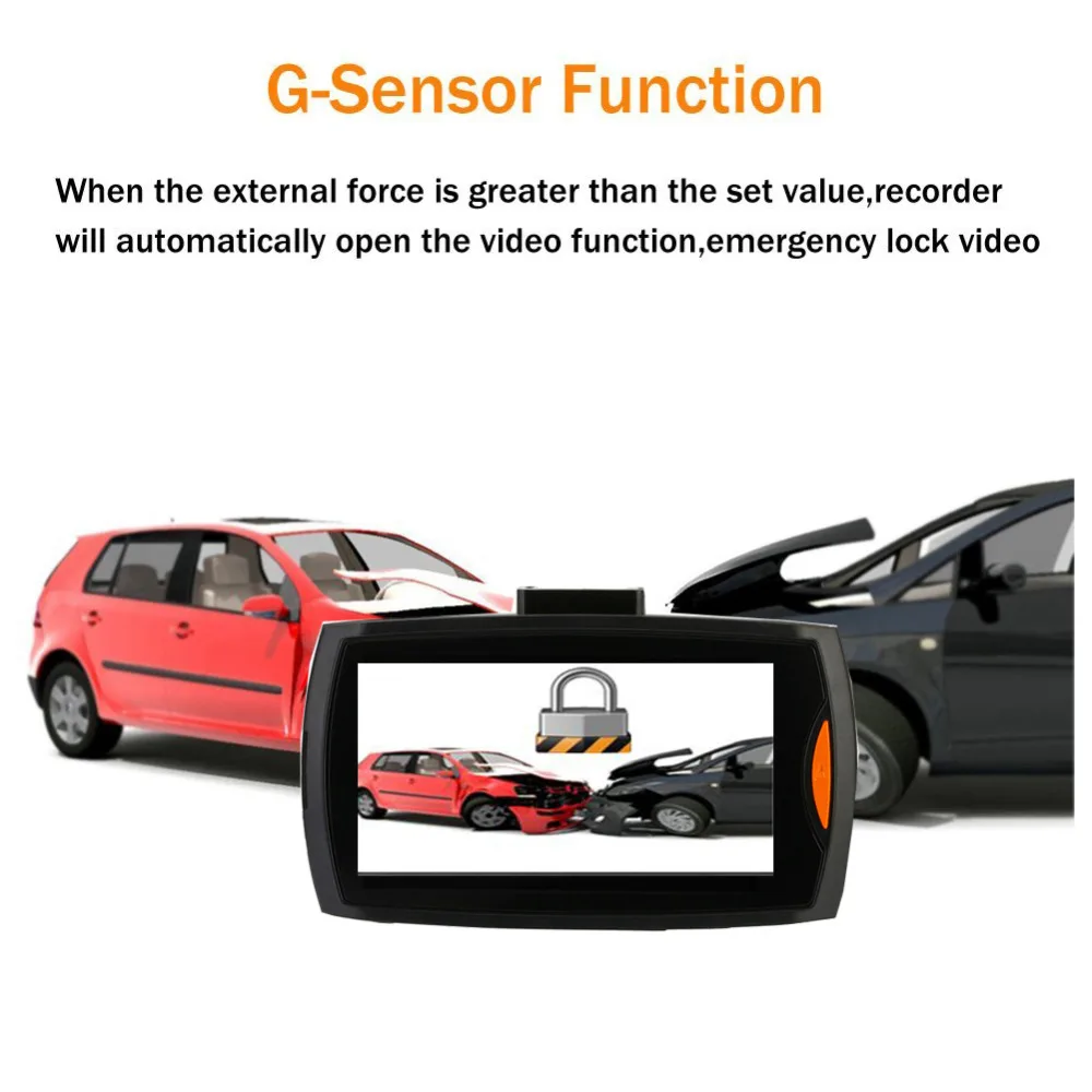 Podofo Автомобильный видеорегистратор Камера G30 Dash Cam 1080P FHD рекордео для