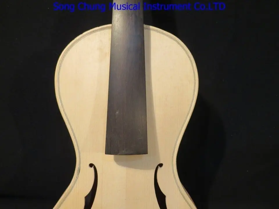 hand made Baroque style unfinished 4/4 violin white violin #7721
