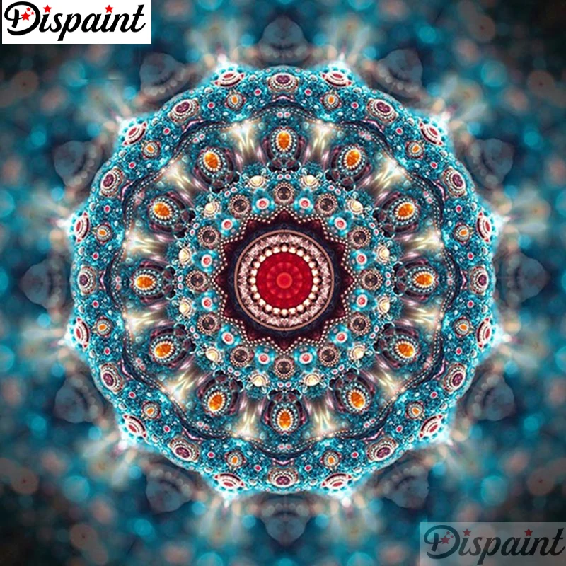 

Dispaint Full Square/Round Drill 5D DIY Diamond Painting "Mandala scenery" Embroidery Cross Stitch 3D Home Decor Gift A11351