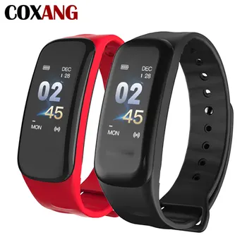 

COXAN C1S Smart Bracelet Color Screen Blood Pressure Fitness Tracker Smart Band Heart Rate Monitor Activcity Pedometer Wristband
