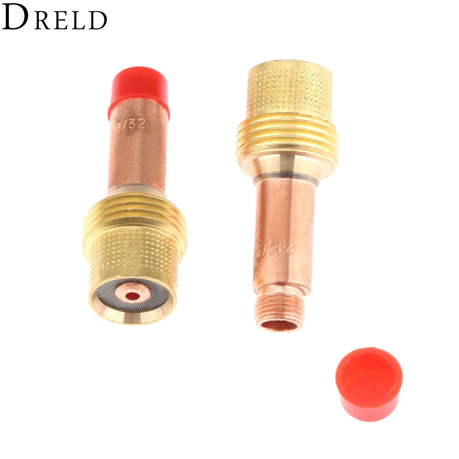 TIG Gas Lens Collets Body Tool 45V26 3//32/" 2.4mm DB SR WP 17 18 26 Torch Qty-2