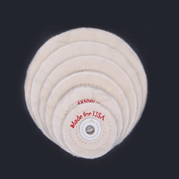 

3/4/5/6/7/8"Cloth Buffing Wheel Grinder For Wood Metal Jewelry Polishing Tools