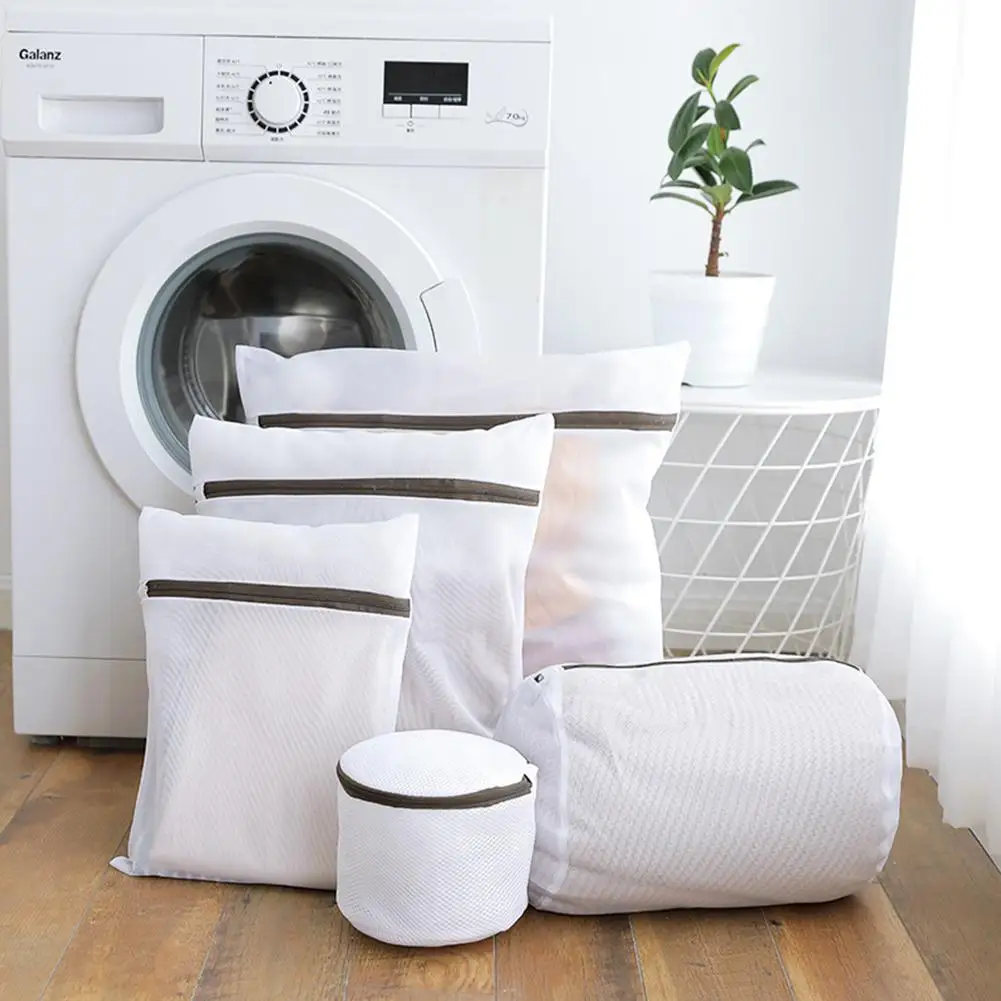 

HobbyLane Net Mesh Washing Laundry bag For Washing Machine Travel Laundry Bags For Dirty Clothes Bra Underwear Sock