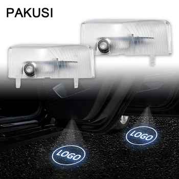 

PAKUSI 1Pair Car LED Door Welcome Light For Mazda 6 2009-2013 Accessories Projector logo LED courtesy lamp 12V car-styling