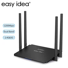 Wi-Fi маршрутизатор усилитель WiFi удлинитель 1200 Мбит/с маршрутизатор Wi-Fi точка доступа двухдиапазонный 2,4G/5 ГГц Смарт-приложение управление Wi-Fi маршрутизатор