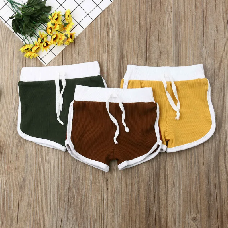 

Free Shipping Fashion Toddler Baby Bibs Boy Girl Casual Pure Pants Outfits Sunsuit Beach Summer Children Clothes Short