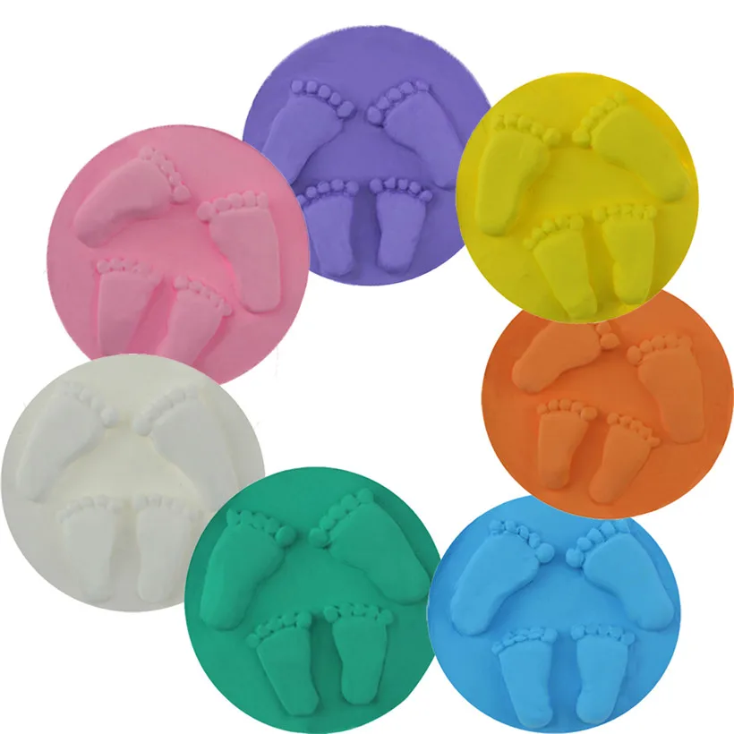 6 Farben Stempelkissen Fingerabdruck Set für Babyhandabdrücke