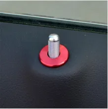 4 pcsCar puerta pin decoración cubre Interior Perno círculo lentejuelas trim calcomanías para Mercedes Benz C/E Class W205 W213 GLC styling
