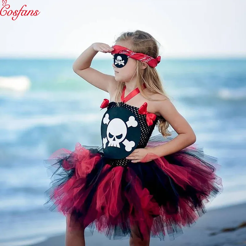 

Child pirate cosplay costumes Halloween Christmas Gift Pirate Costume Girl Party Child Cosplay Costume Children's Clothes Show