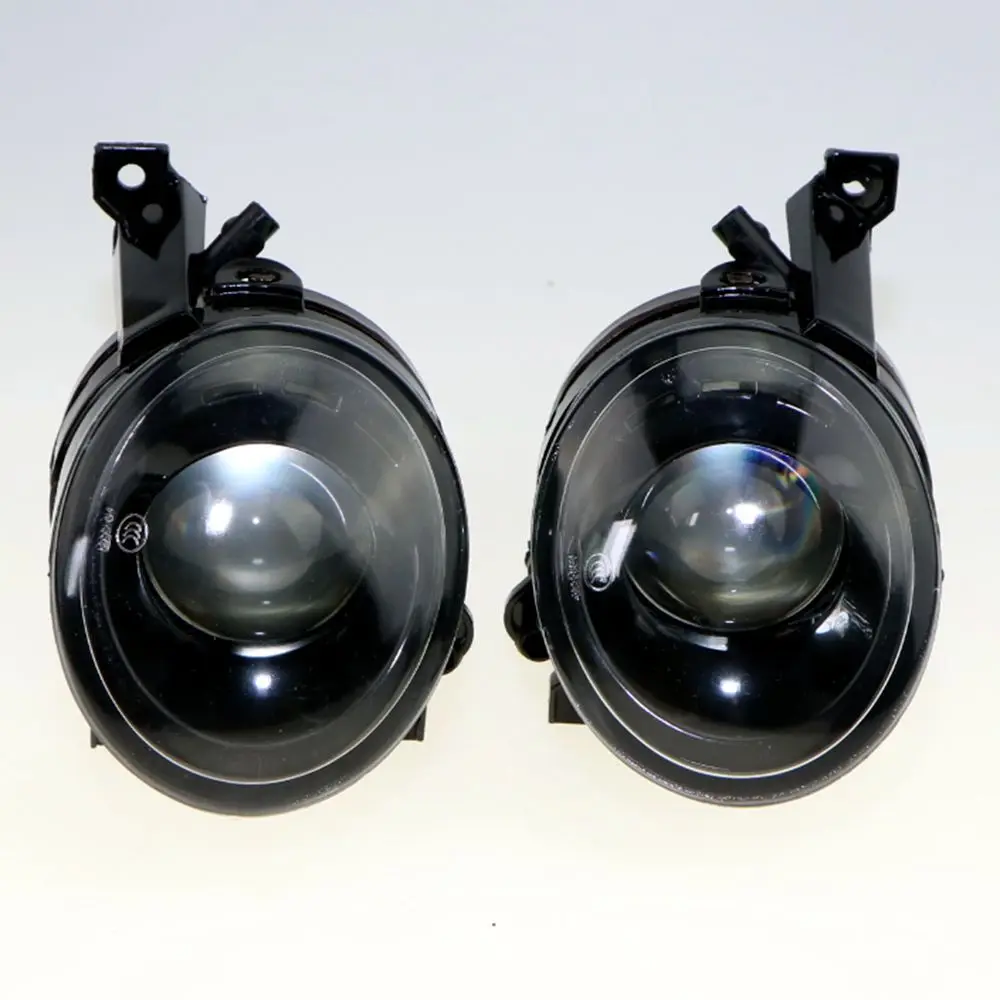 ФОТО OEM 9006 Plug 55W 12V Convex lens Fog Lamps Foglights For Touran Tiguan EOS Caddy Golf Plus 1T0 941 699 C 1T0 941 700 C
