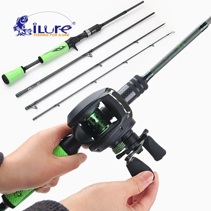 iLure Super 1.98 Mt Lure BaitCasting Bait Fishing Rod + Anti Corrosion Protection Super Light