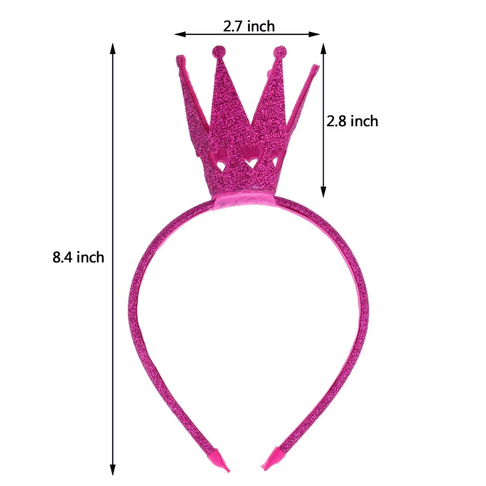 Блестящая Тиара для маленьких девочек Корона обруч для волос головной убор ободок на день рождения подарок на год Феи вечерние, свадебные, рождественские костюмы