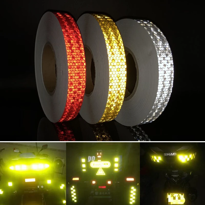 25mm width Reflective Stickers Strip Bicycle Reflective Tape Sticker Bicycle Wheel Bike Bicycle Accessories