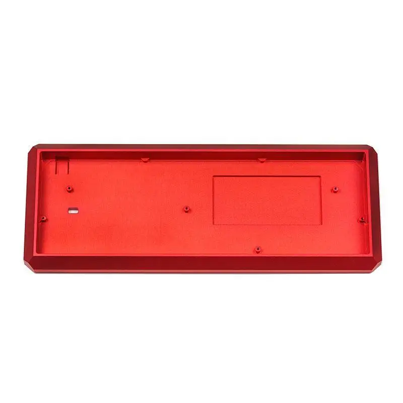 5 Degree Red Полностью собранная 5 градусов механическая клавиатура с DZ60 PCB/Srew стаб использования Gateron Slient/Cherry/Box/Aliazs переключатели - Цвет: 5 Degree Red