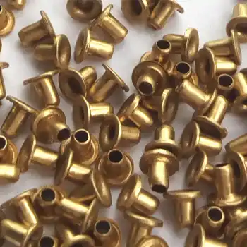 10000pcs 1.5mm Tube Brass Bronze 2.5mm length Metal Eyelets Scrapbooking Embellishment Clothes Card Handcrafts Dolls Decorations