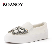 2017 Platform Lace Rhinestone Espadrilles Shoes Shoes Luxury Brand slip on Women crystal Shoes bow wedding