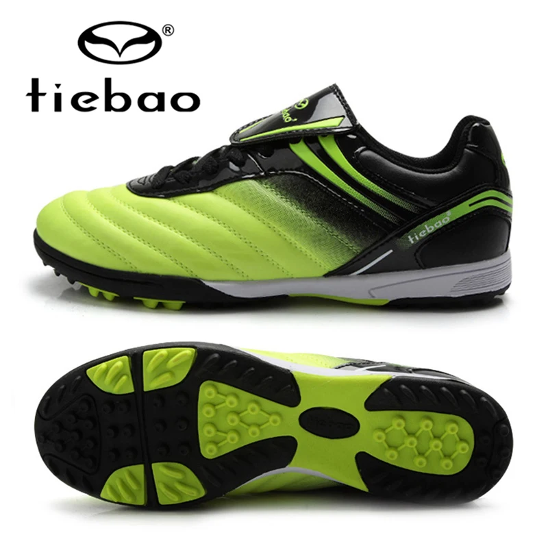 TIEBAO Professional Kids font b Children b font Sneakers Outdoor Sport Football Shoes TF Turf Rubber