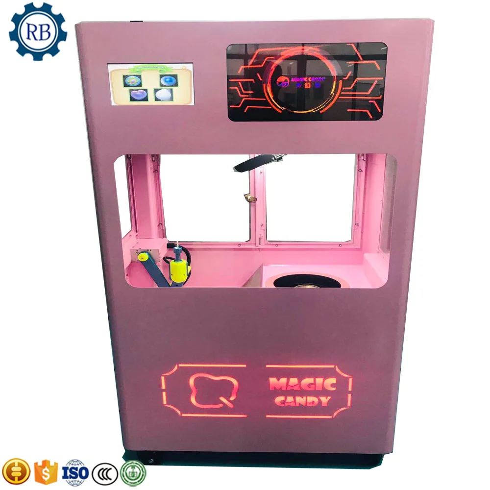 Интеллектуальная Коммерческая Машина для изготовления попкорна и хлопковых конфет/машина для попкорна