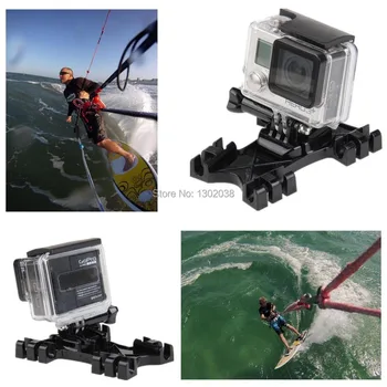 

New Go Pro Sj4000 Accessories Kitehero Kite Line Surfboard Mount Adapter+Camera Tripods Buckle Basic For Gopro Hero 4/3+/3/2/1