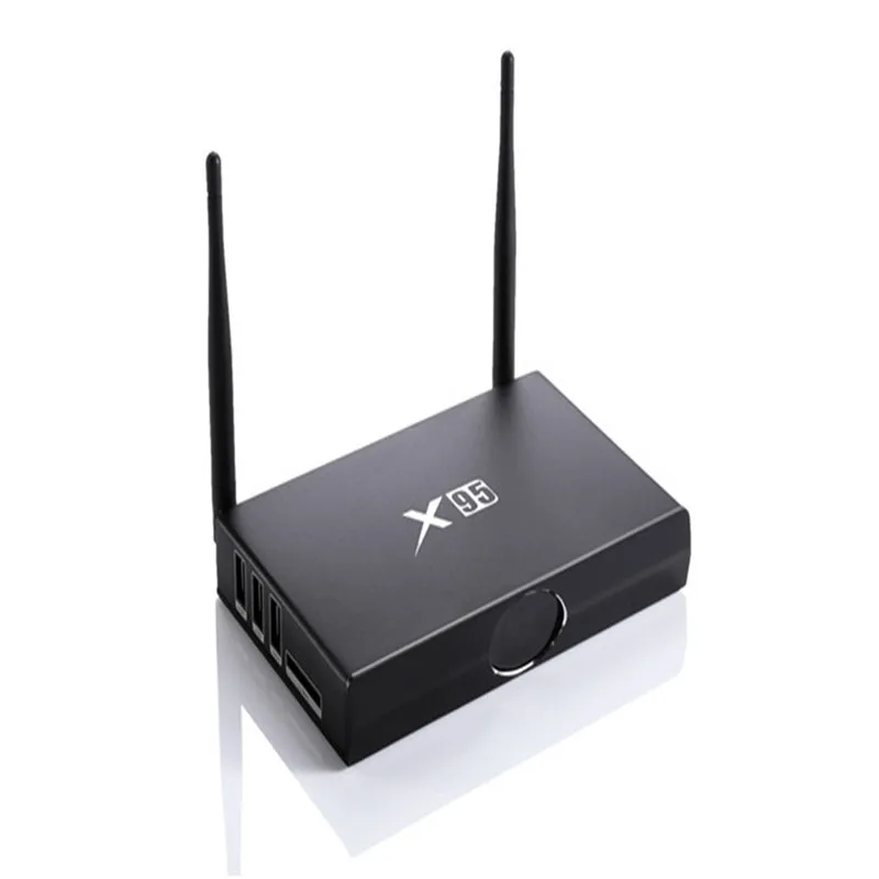 

5PCS X95 TV Box Amlogic S905 Quad Core Android 5.1 TV BOX Bluetooth 4.0 2G 8G 1000M/LAN kodi Set Top Box