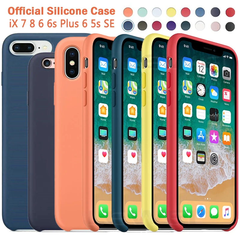 Оригинальный силиконовый чехол для iphone 11 XS MAX 8 7 6 6S Plus pro жидкий с логотипом iPhone X XR 5