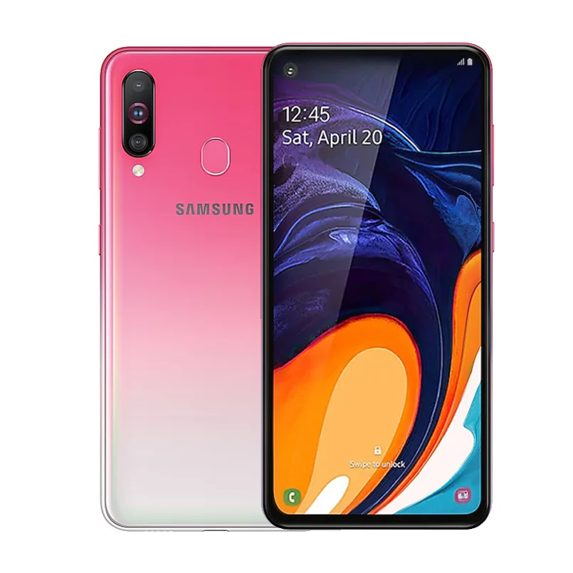 Samsung Galaxy A60 смартфонов 6,3 дюйма FHD+ Snapdragon 675 Octa Core 6 GB 128 GB Android 9,0 тройной-задняя камера NFC мобильный телефон