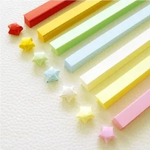 

wholesale narrow marcaron color star making paper for DIY hobby set