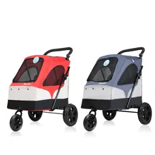 Большая коляска для домашних животных, большая тележка для собак, Складывающийся большой подшипник, 55 кг, товары для домашних животных