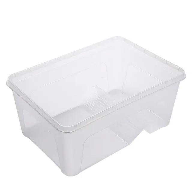 Plastic Transparent Fish Tank Large Capacity Aquarium Habitat Tub