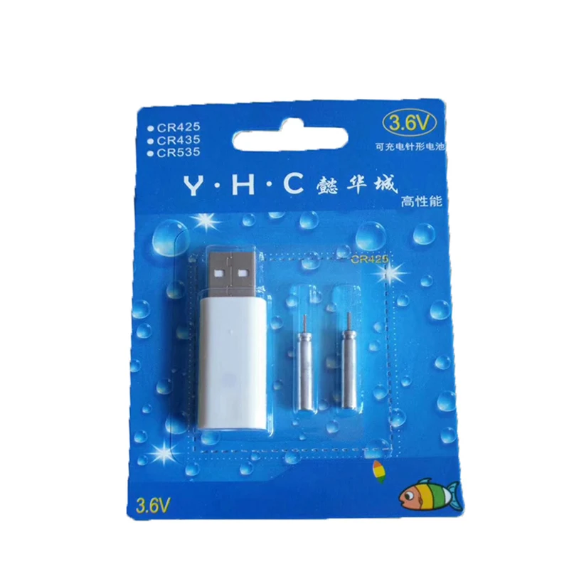 

Fishing Floats Electric USB Rechargeable CR425 Battery Suits Different Charger Devices Glow Stick Charger Fishing Tackles X303