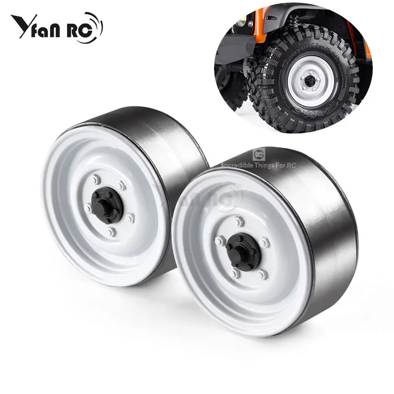 

GRC 2PCS Metal 1.9 Inch Beadlock Wheel Rim for 1/10 RC Rock Crawler Traxxas TRX-4 Axial SCX10 90046 D90 CC01 Free Shipping
