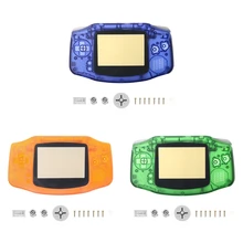 OOTDTY прозрачный полный набор чехол Ремонт рамы Запчасти комплект Для nintendo GameBoy Advance GBA