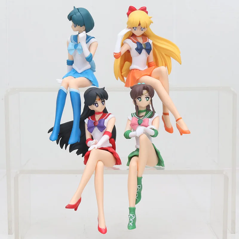 

Sailor Moon Break Time Figure 20th Anniversary Sailor Mars Mercury Jupiter Venus PVC Figure Collectible Model Toy 13cm
