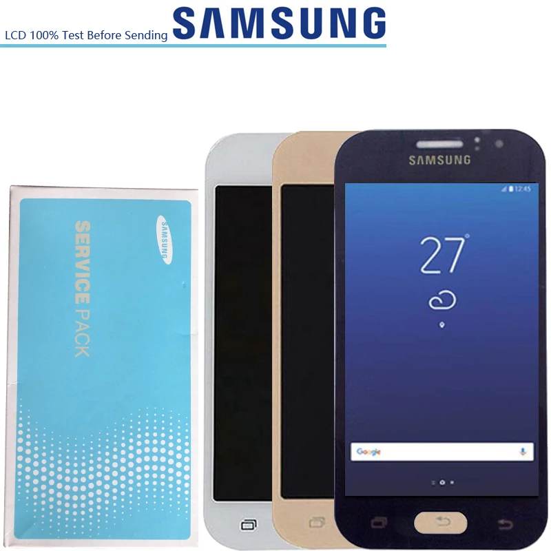 Оригинальный дигитайзер сенсорного ЖК-экрана Super AMOLED для Samsung Galaxy J1 Ace J110 SM-J110F J110H