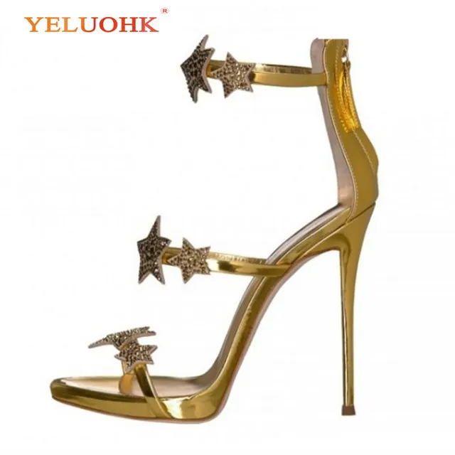 gladiator sandals women big size extreme high heel sandals sexy size 11 shoes in cm